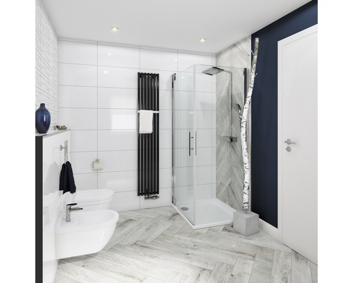 Douchekolom incl. thermostaat hansgrohe Raindance E Showerpipe 360 1jet chroom/wit 27112400