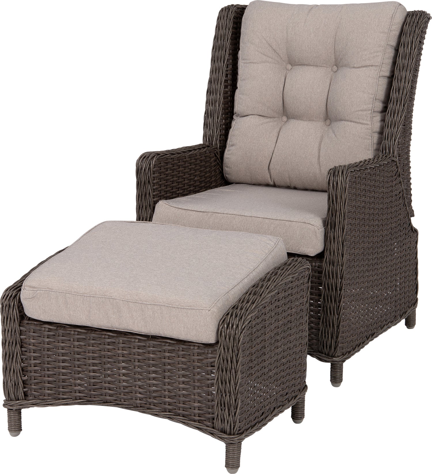 Intratuin loungestoel Sanur bruin