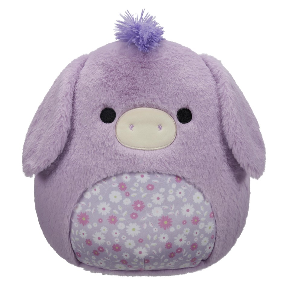 Squishmallows - 30 cm P18 Fuzz A Mallows Bamse - Delzi Donkey