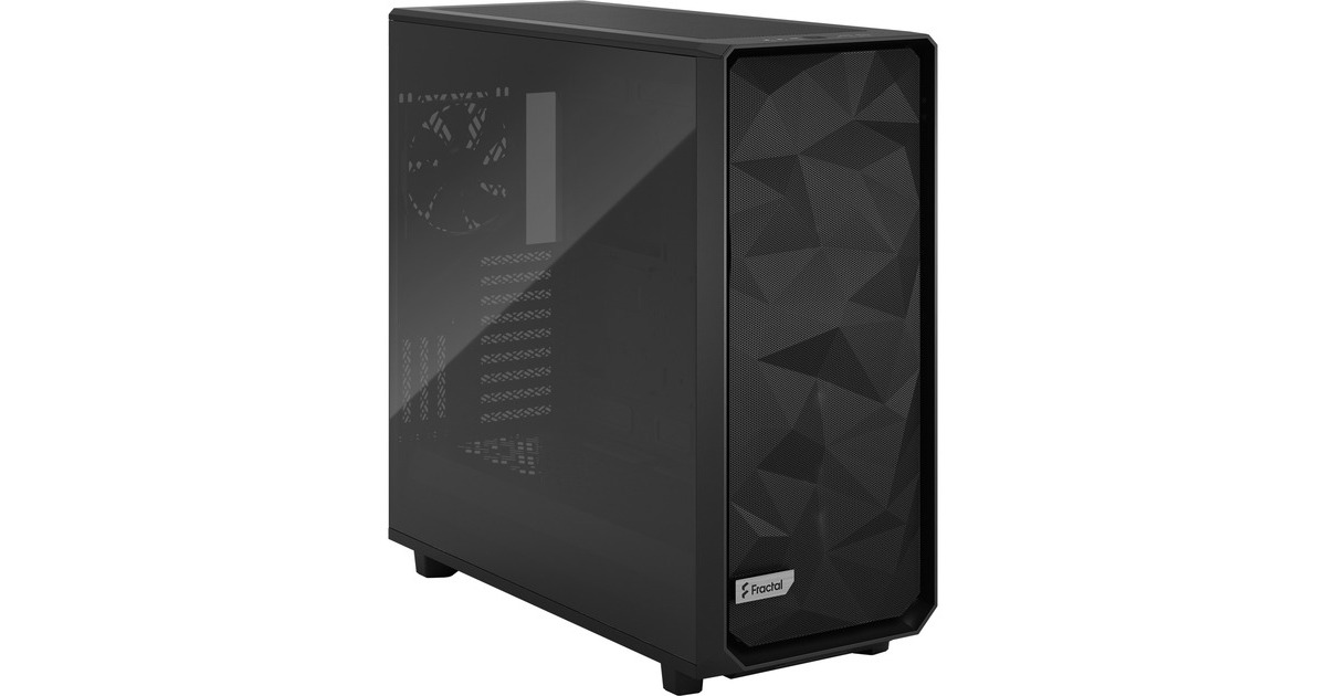Fractal DesignMeshify 2 XL big tower behuizing  (Zwart | 2x USB-A | 1x USB-C | Tempered Glass)