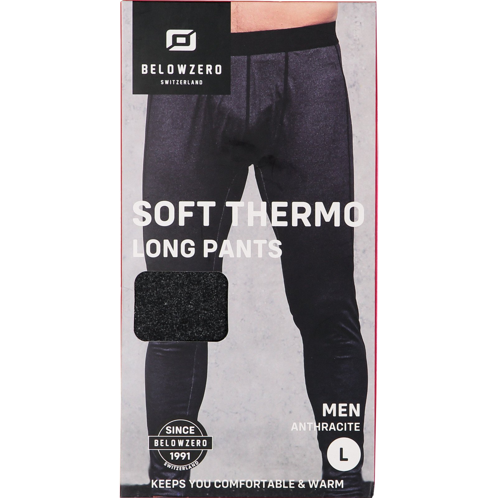Belowzero Herren Thermo-Long-Tights anthrazit S