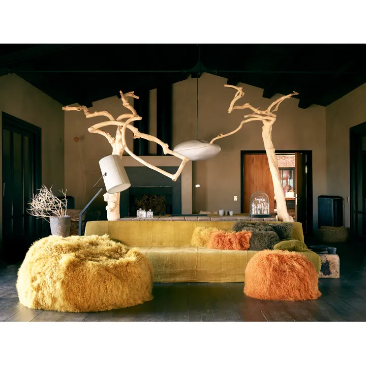 Maison de Vacances Coussin basic en peau de chèvre du Tibet | Forest