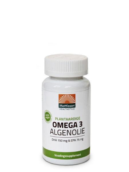 Mattisson Omega 3 Algenolie DHA150/EPA75 60ca