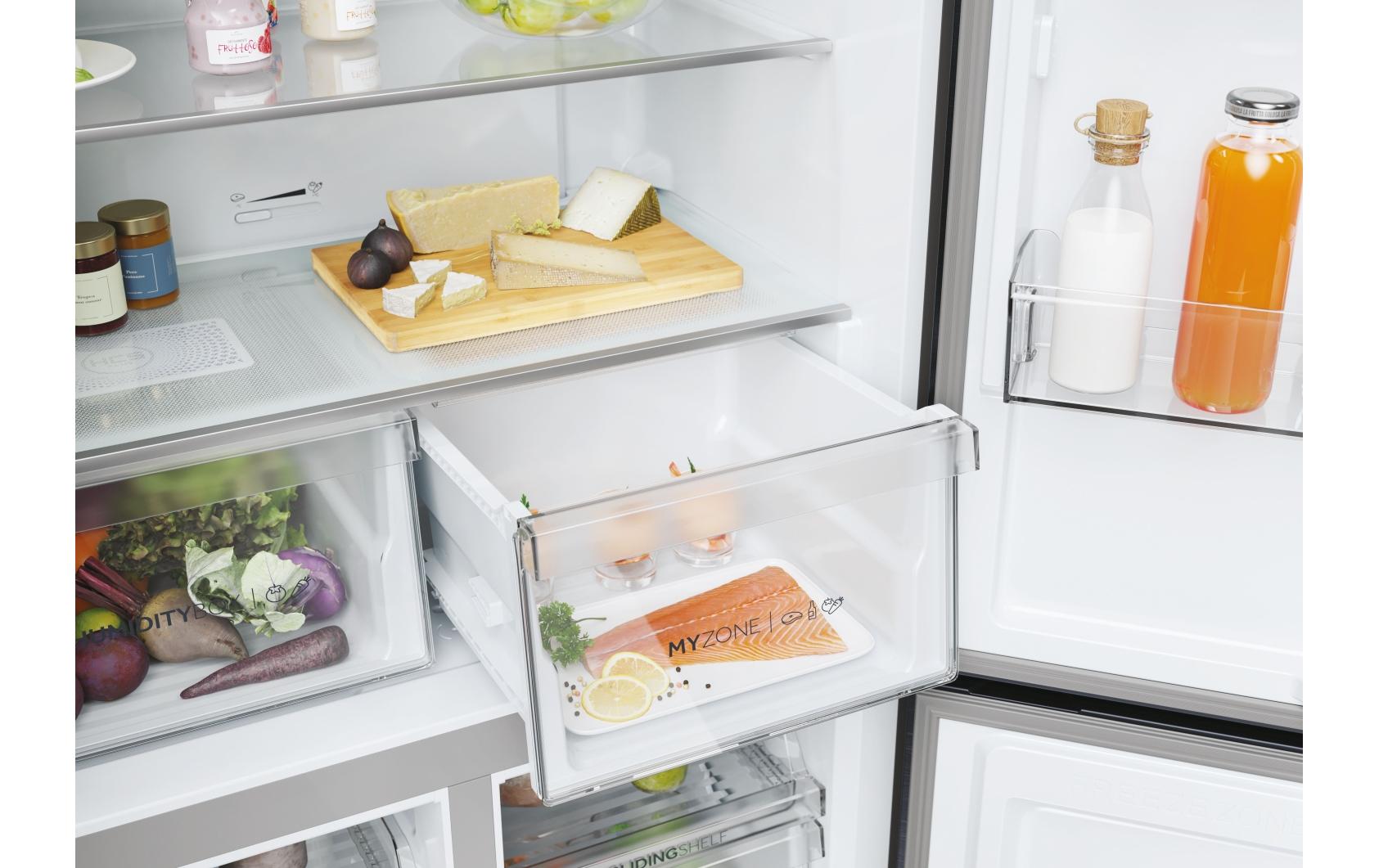 Foodcenter HCR5919ENMB Schwarz<br>Side by Side Kühlgerät