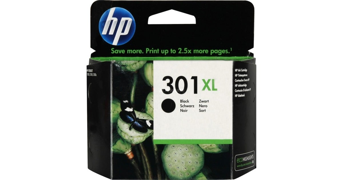 HP301XL Inktcartridge   (CH563EE, XL, Zwart, Retail)
