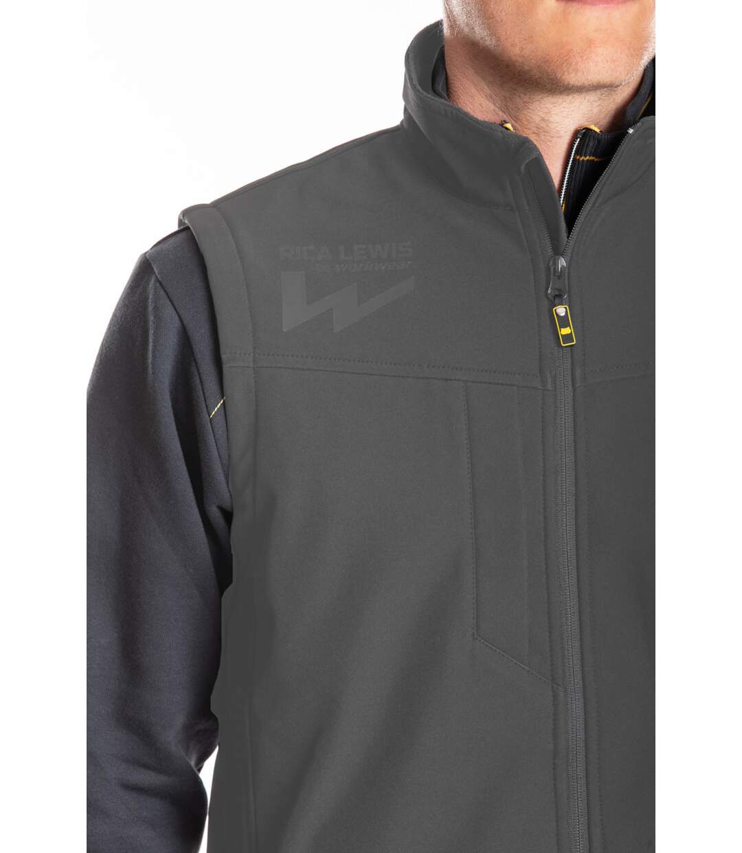 Gilet softshell sans manches TOMMY NOIR