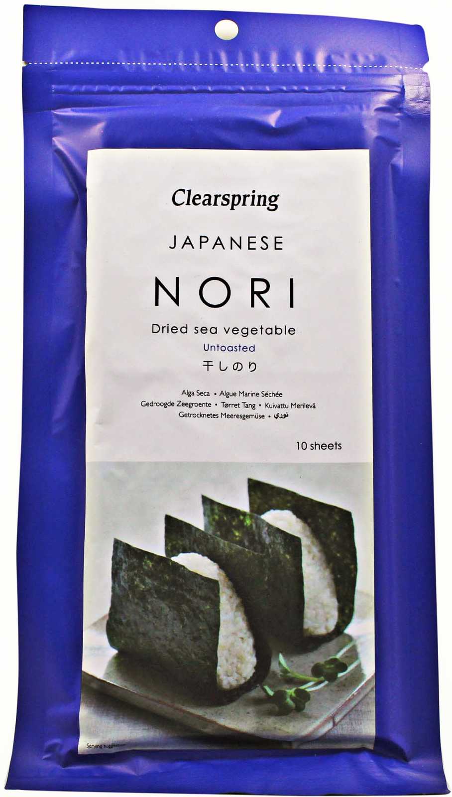 Alga Nori Clearspring Wholefoods 25 g