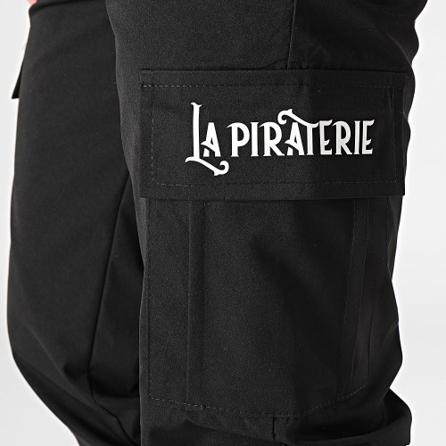 Pantalon Cargo Typo Noir