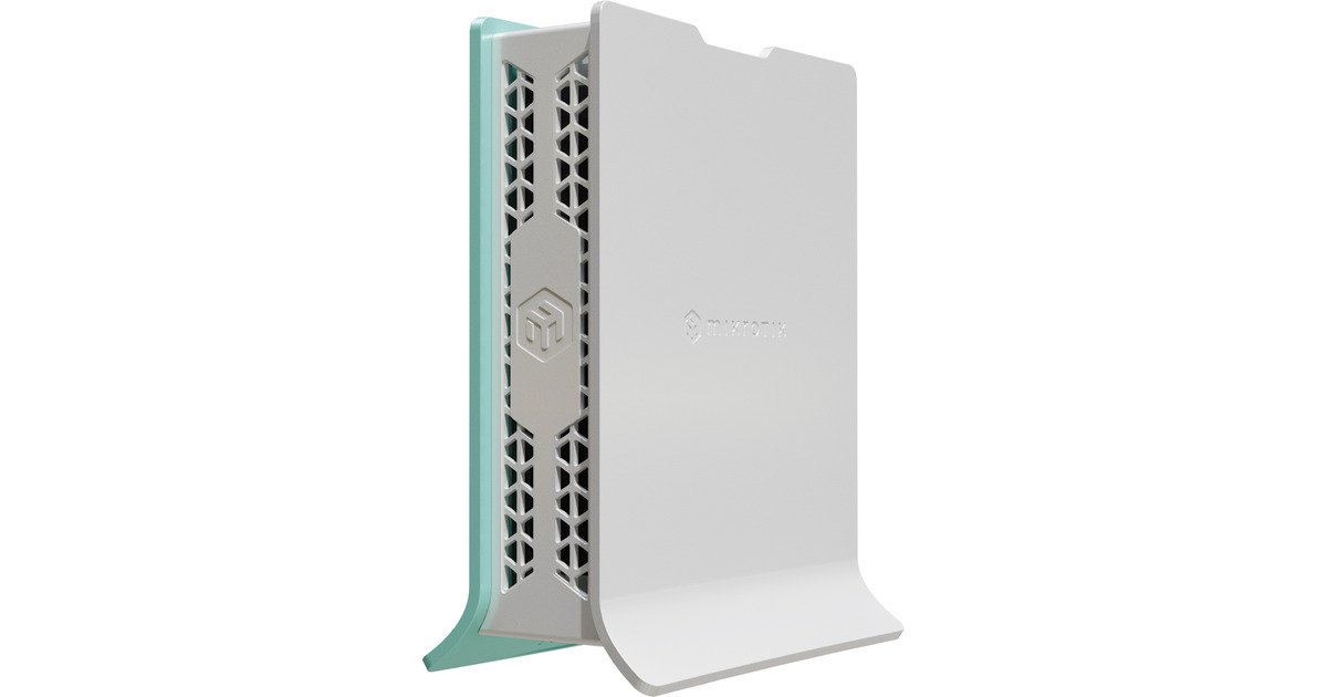 MikroTikhAP ax lite (L41G-2AXD) access point  (Wit/groen, Qualcomm IPQ-5010 CPU, WiFi 6)