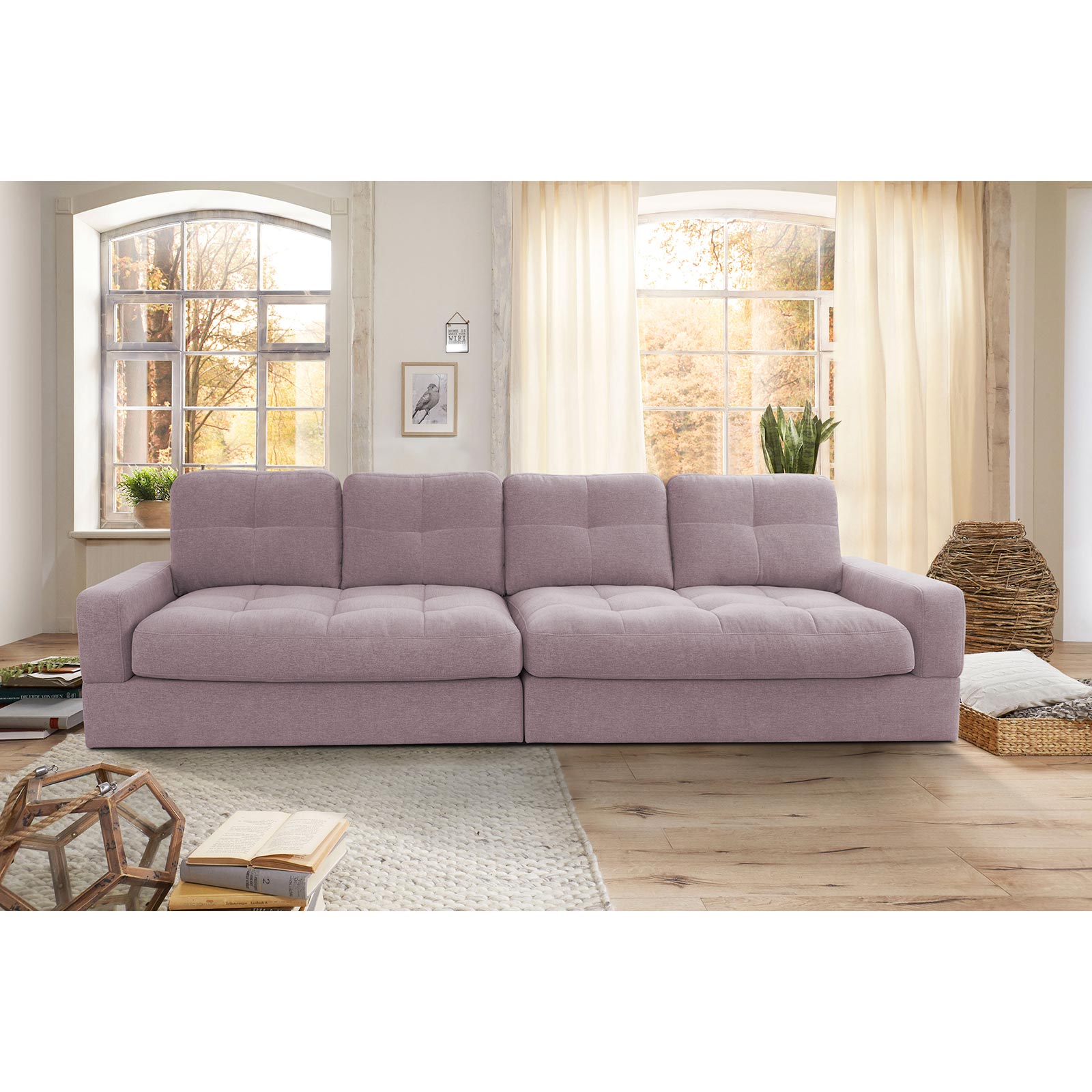 Big Sofa - rosé - Chenille