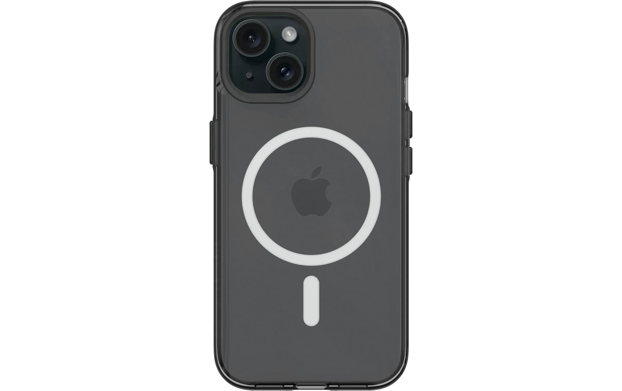 Back Cover JellyTint MagSafe iPhone 15 Ash BlackMagSafe-kompatible Schutzhülle für das Apple iPhone 15
