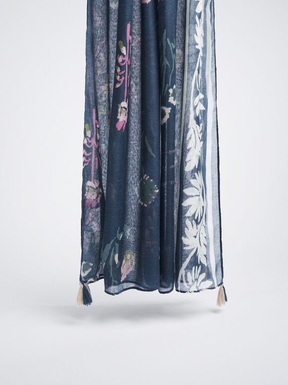 Lenço estampado - Verde