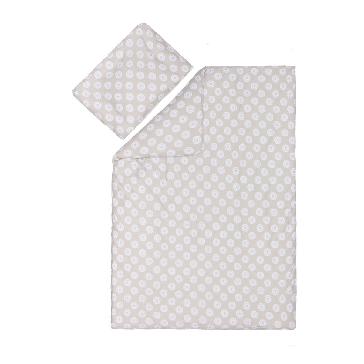 fillikidfillikid   Bettwäsche Set jersey circles warm grey