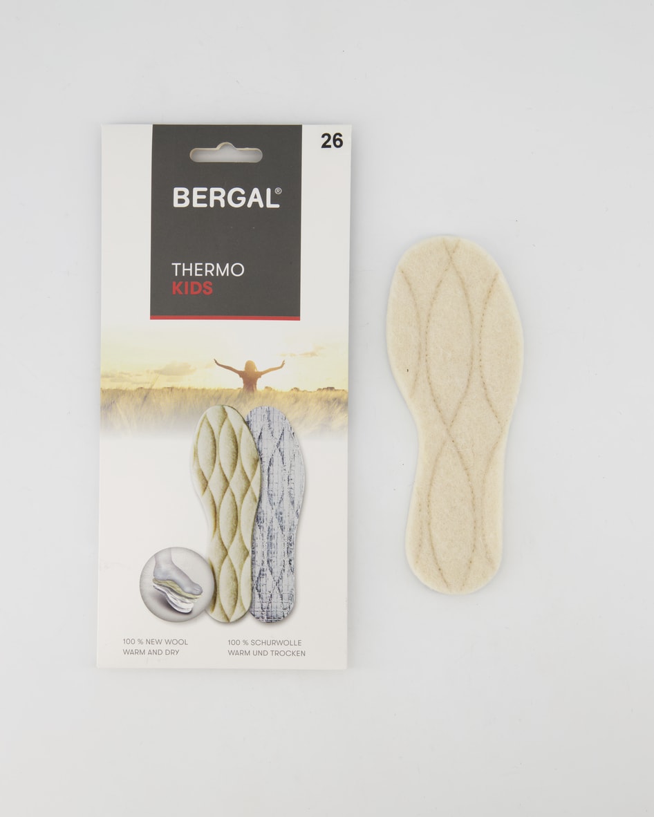 Bergal THERMO SOHLE WOLLE K Schuhspanner in Weiß