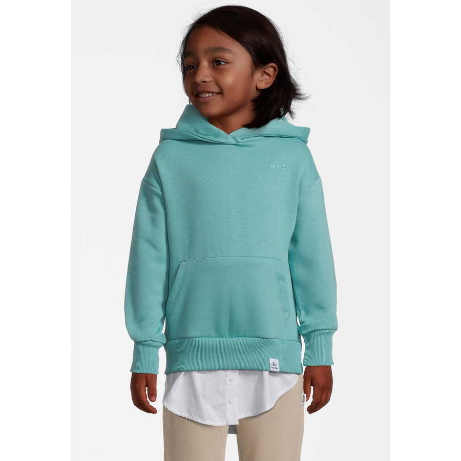 New Life Hoodie Hoodie Kapuzen Pullover mit Shirt türkis