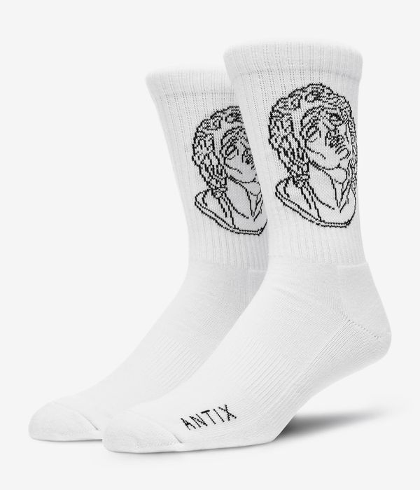 Antix Caritas Socken US 6-13 (white)