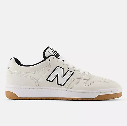 New Balance Numeric NM480 White Black 6.5 US / 39.5 EU