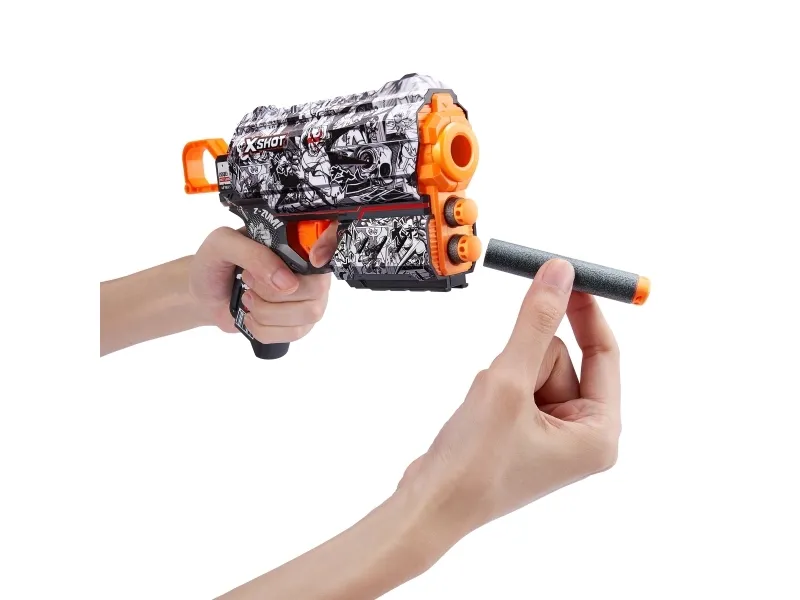 XSHOT legetøjsgevær Skins Flux, assorteret, 36516 (ZUR-36516)