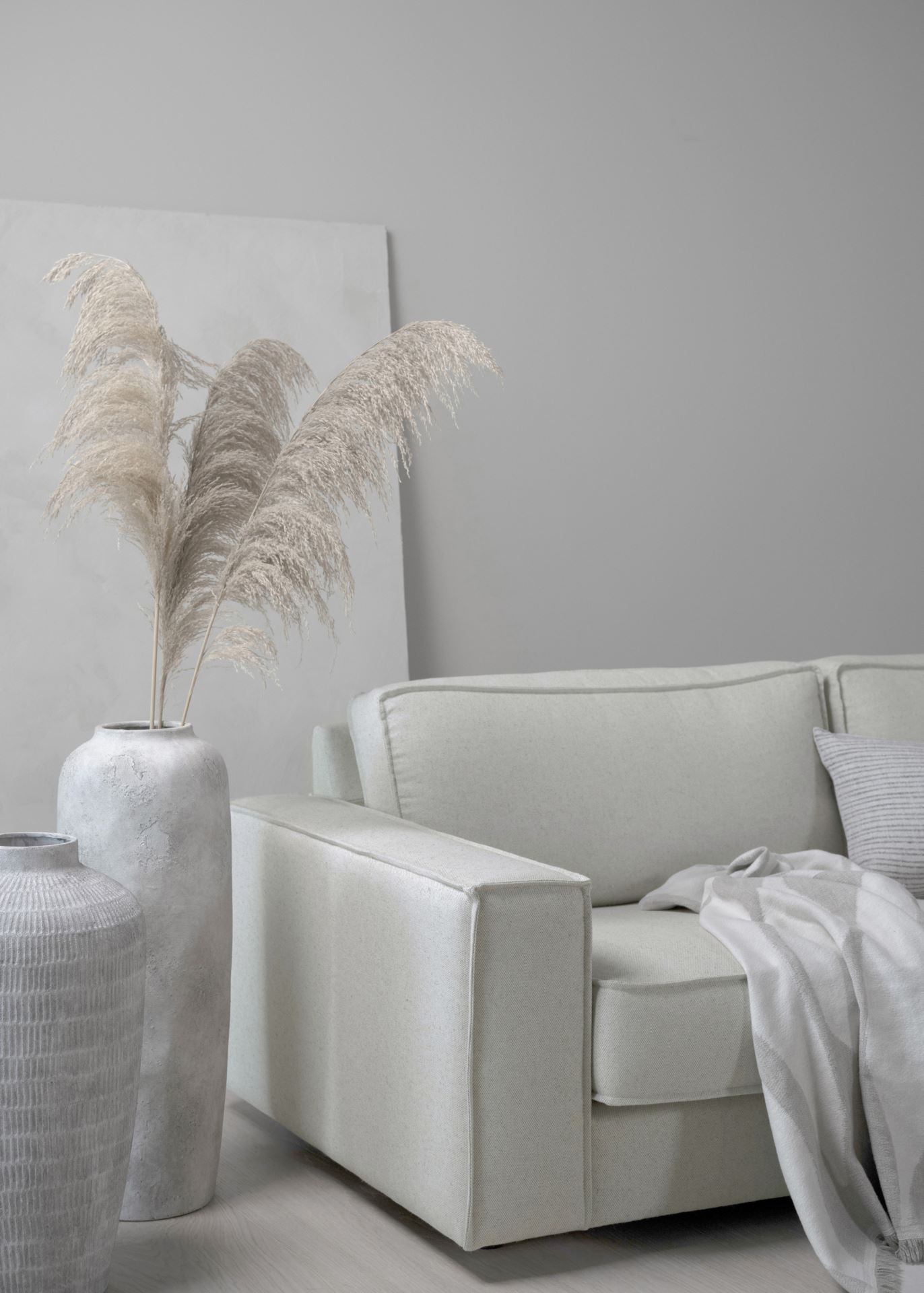 3 seter sofa natur - 222x95x79 cm