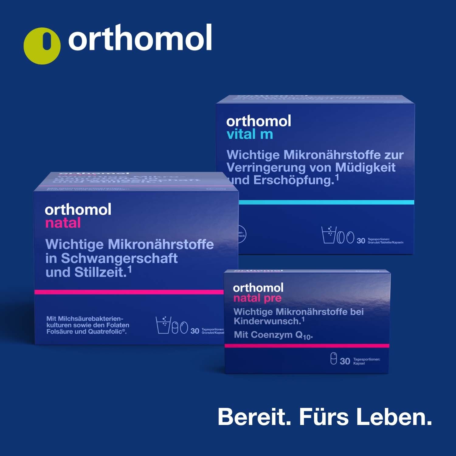 Orthomol Fertil plus Tabletten/Kapseln – Mikronährstoffe bei Kinderwunsch für den Mann