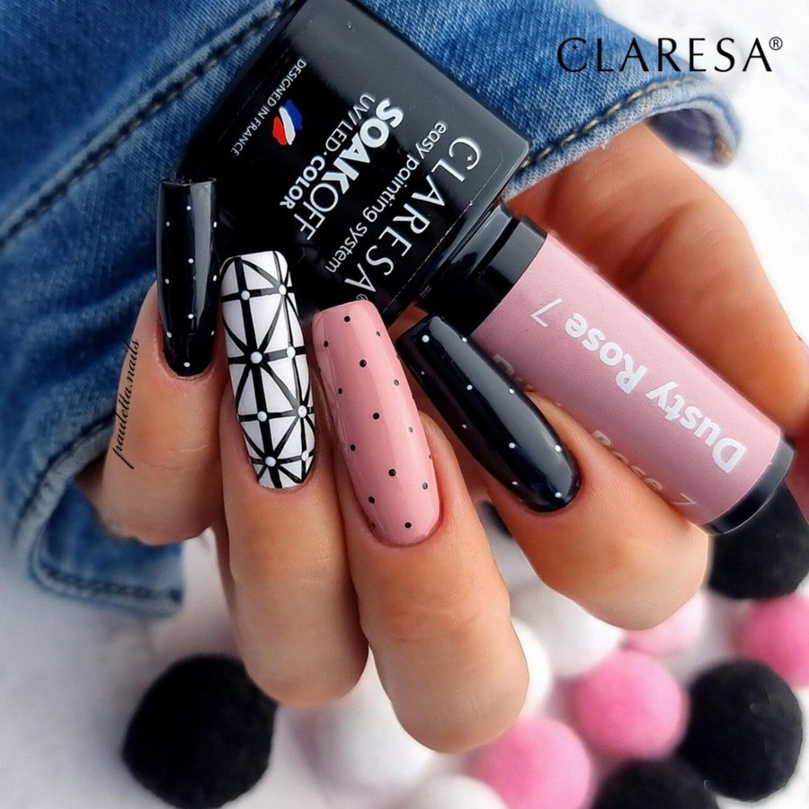 Claresa Nail Polish Hybrid Soak Off Dusty Rose 07 5ml