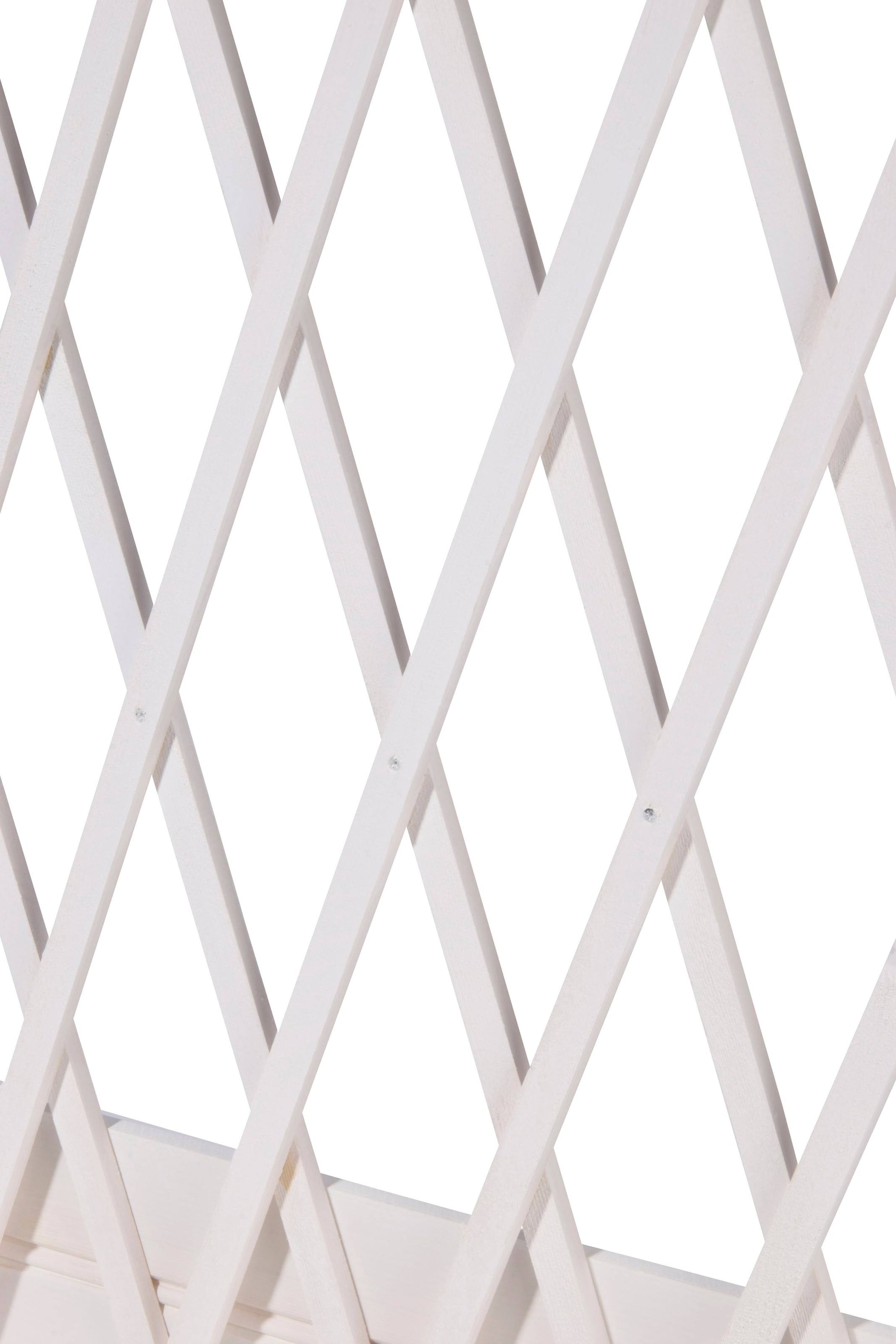 dobar Hochbeet rollbar, mit Rankgitter, weiss