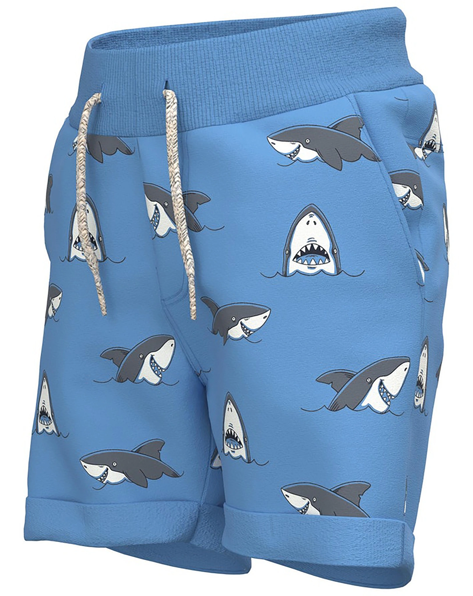 Sweatshorts NMMVERMO - SHARK AOP in all aboard