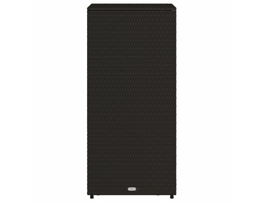 VIDAXL - Armoire de jardin Armoire de rangement de jardin noir 50x55x115 cm résine tres...