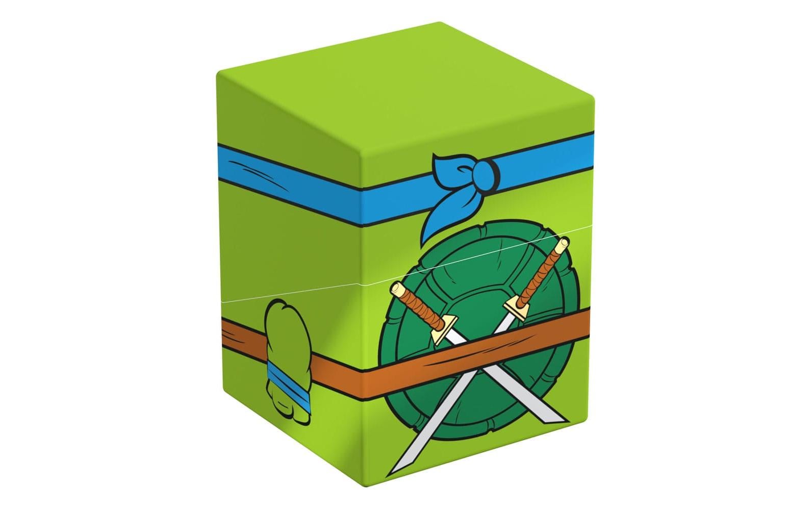 Kartenbox Squaroe TMNT 006 LeonardoZur Aufbewahrung von Sammelkarten in Standardgrösse