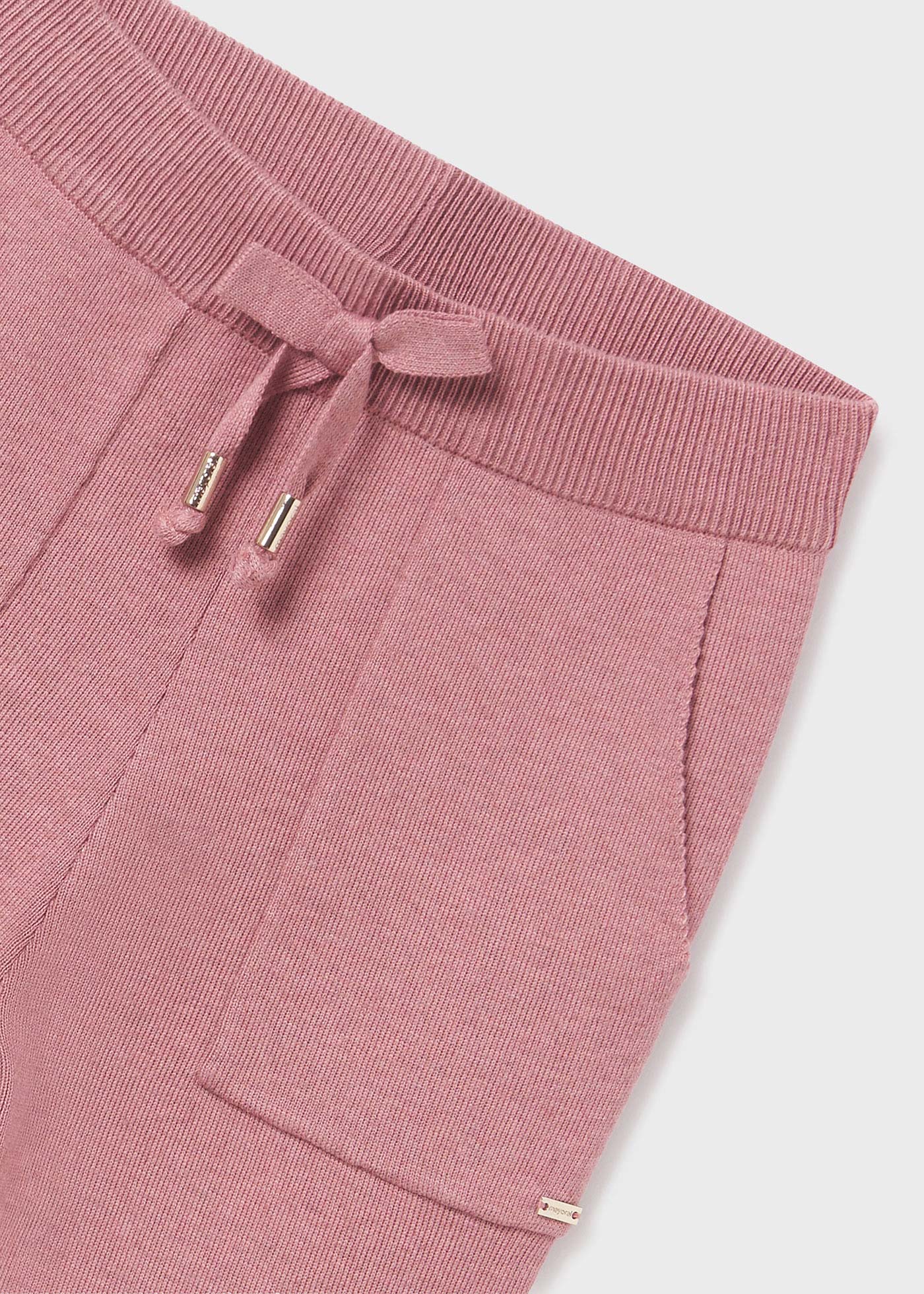 Conjunto de tricô de duas peças para meninas