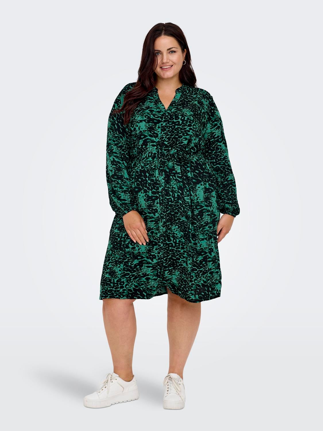 CAROTTELIA Langes Kleid Bayberry