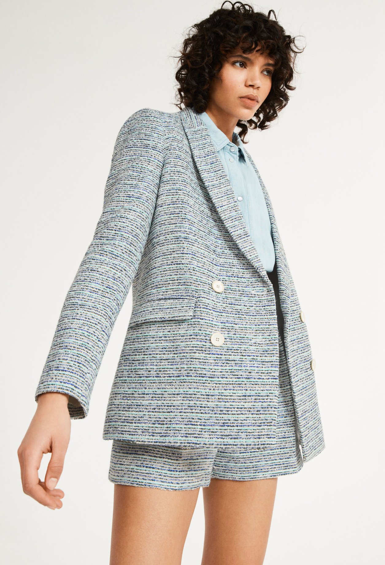 Veste &agrave; rayures
