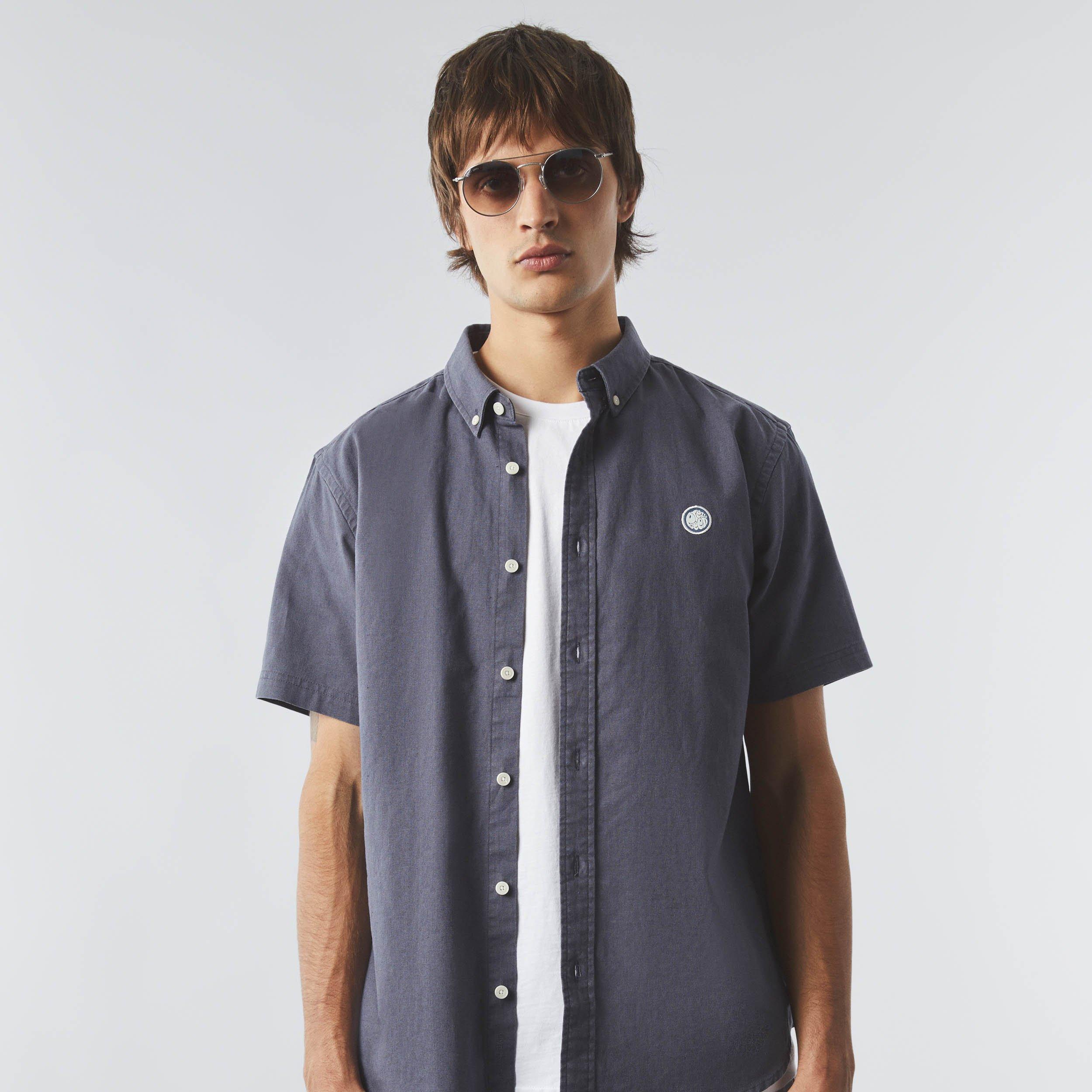 Pretty Green Linen Short Sleeve Shirt