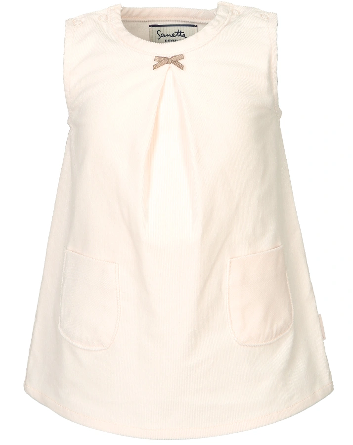 Babycord-Trägerkleid FAMILY STORK in seashell rose