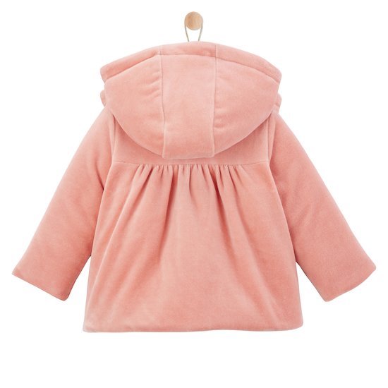 Petit Cocon Veste en velours imprimé floral   Rose        de               P'tit bisou