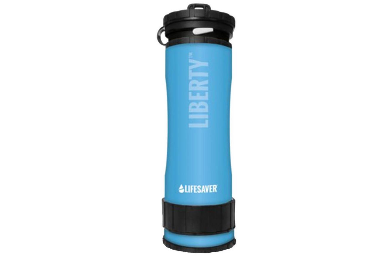 LifeSaver Liberty™ waterfles met filter, blauw