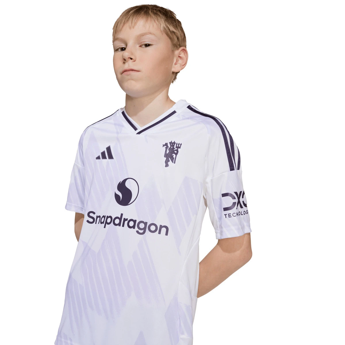 Camisola adidas Manchester United Segundo Equipamento 2025-2026 Criança