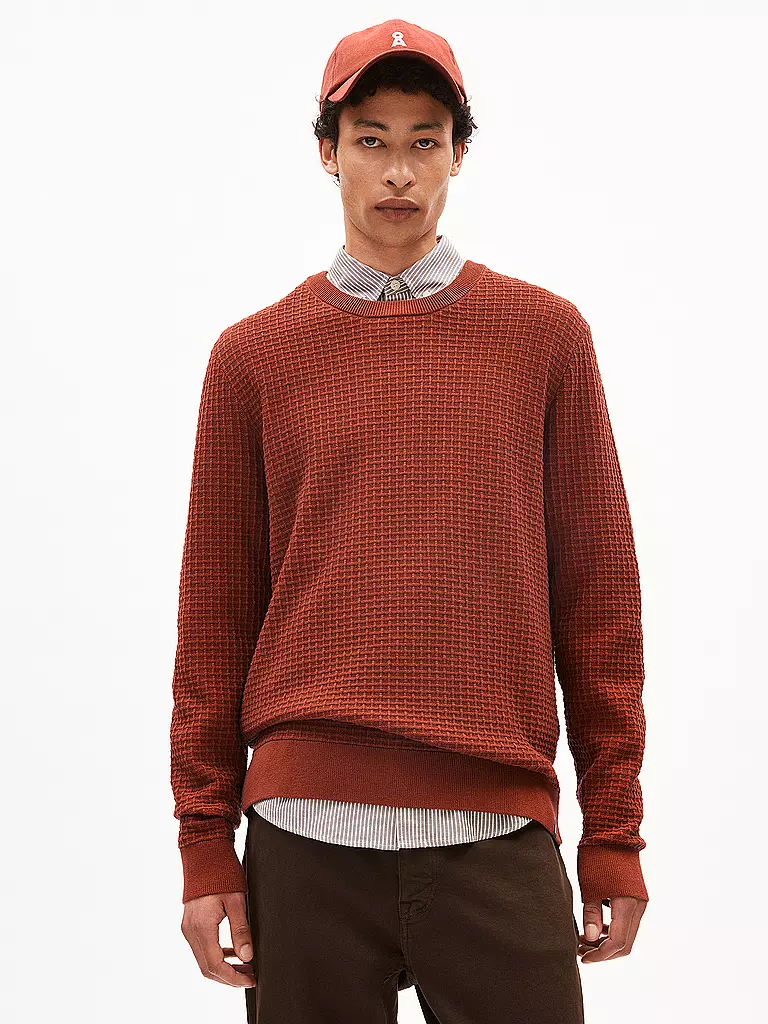 ARMEDANGELS Pullover GRAANMO rot