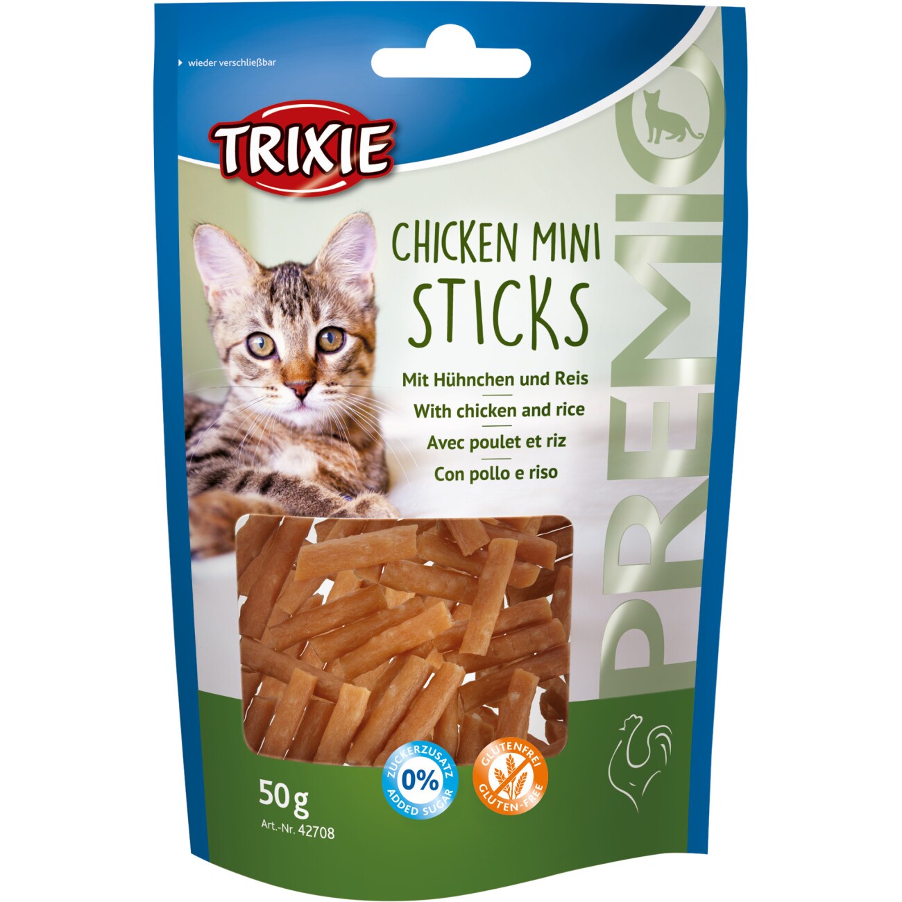 Trixie Premio Chicken Mini Sticks, 6 x 50 g