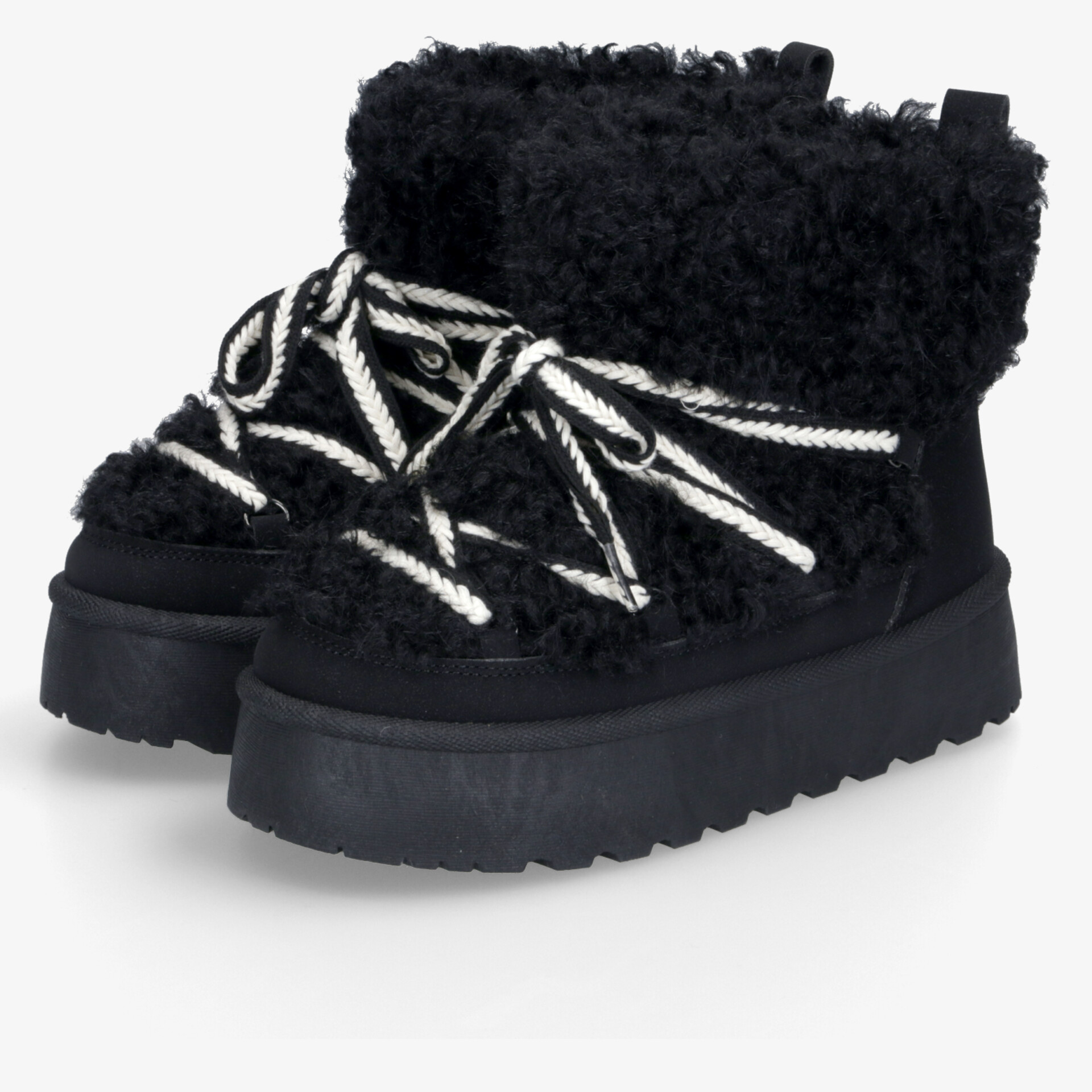 street shoes Damen Winter Boots schwarz