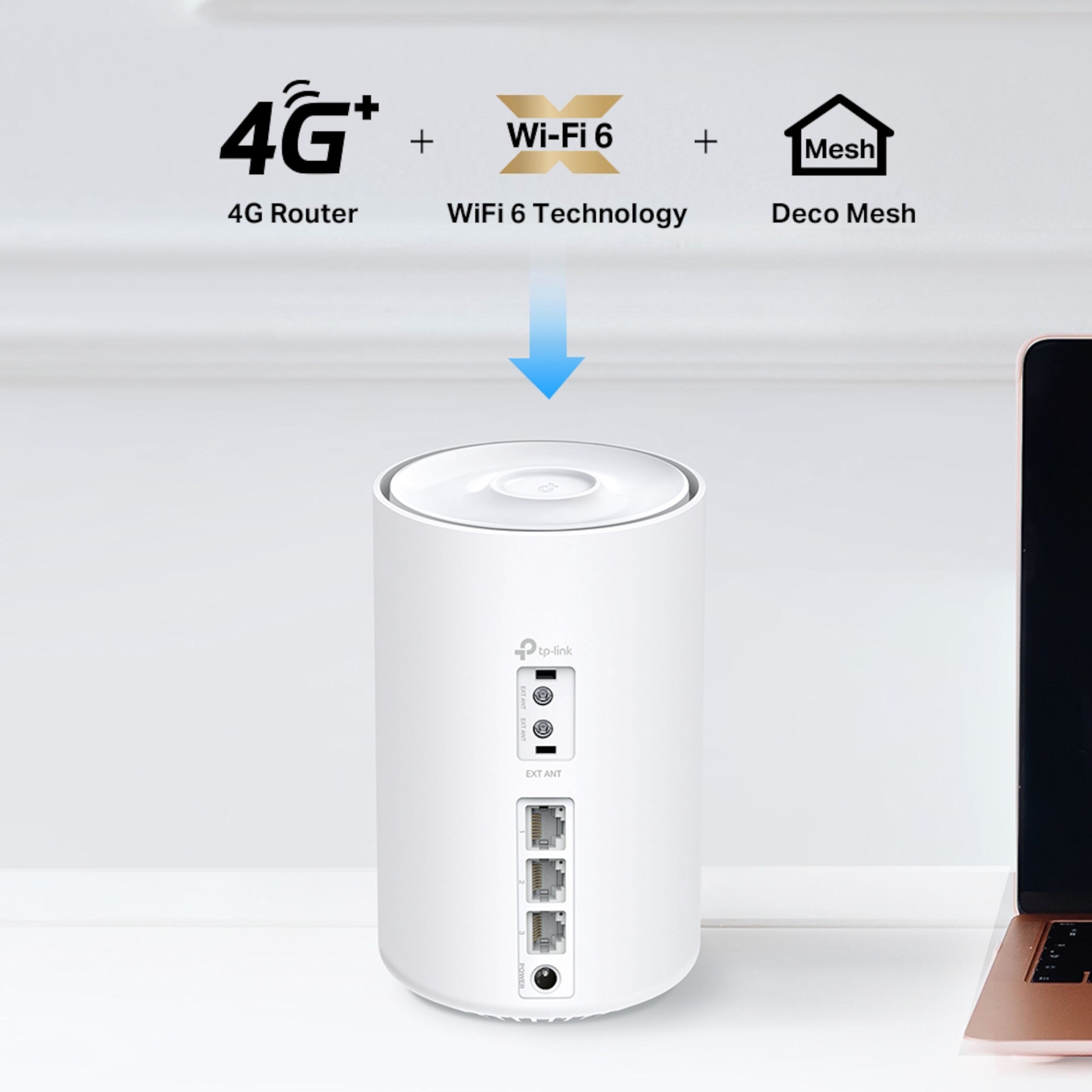 TP-link X10-4G 4G+-ruter med modem AX1500