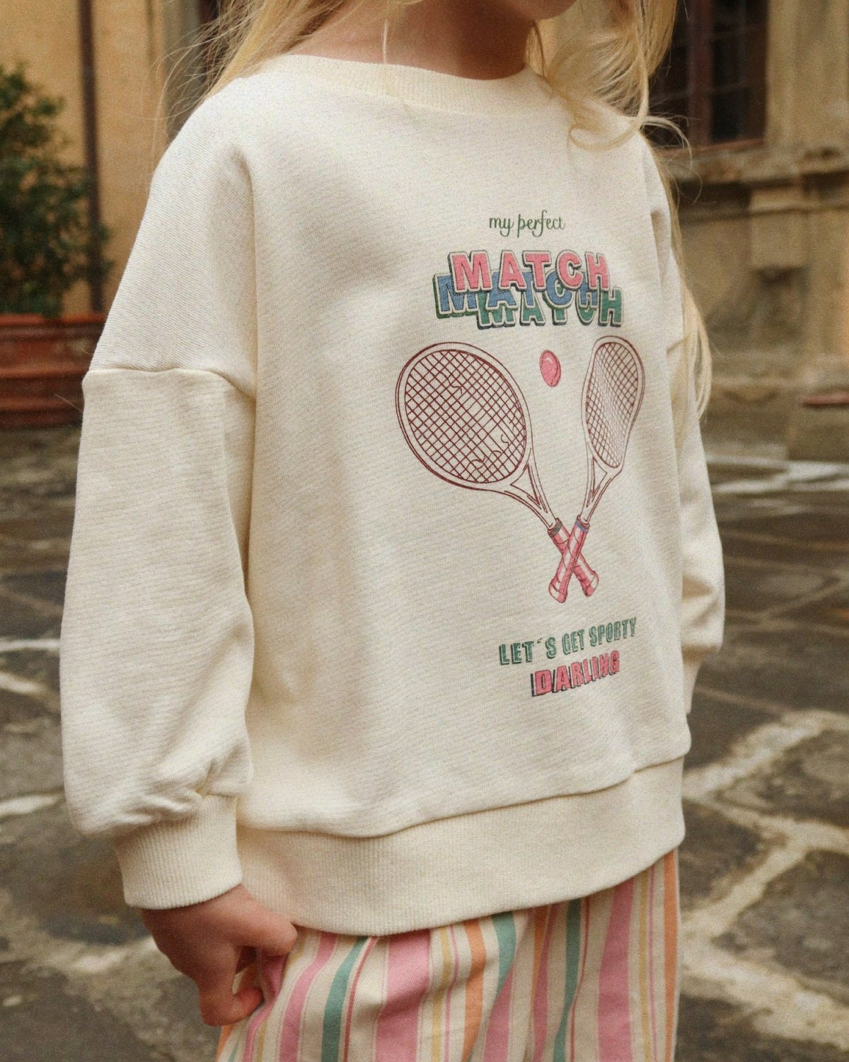 Genser med Print – 100% Øk. Bomull – Loupy Lou Sweat Shirt OCS
