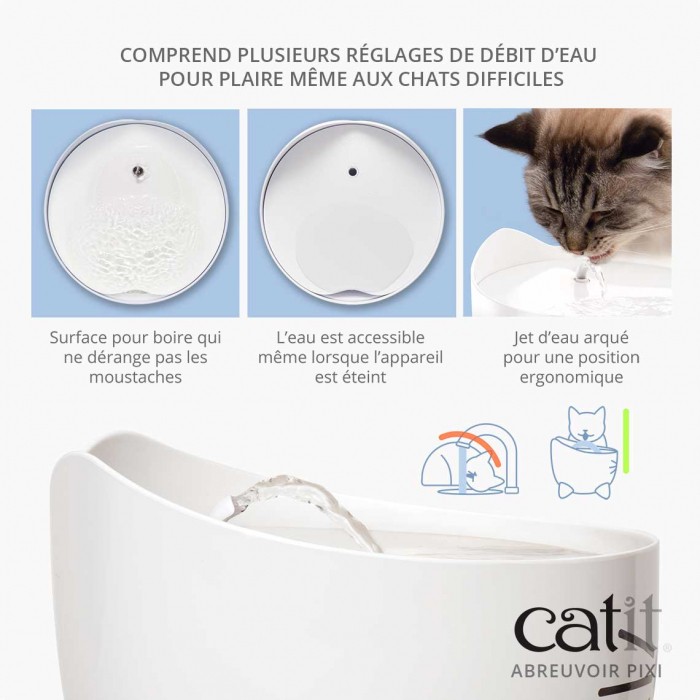 Fontaine Pixi 2,5L - Bleu pâle