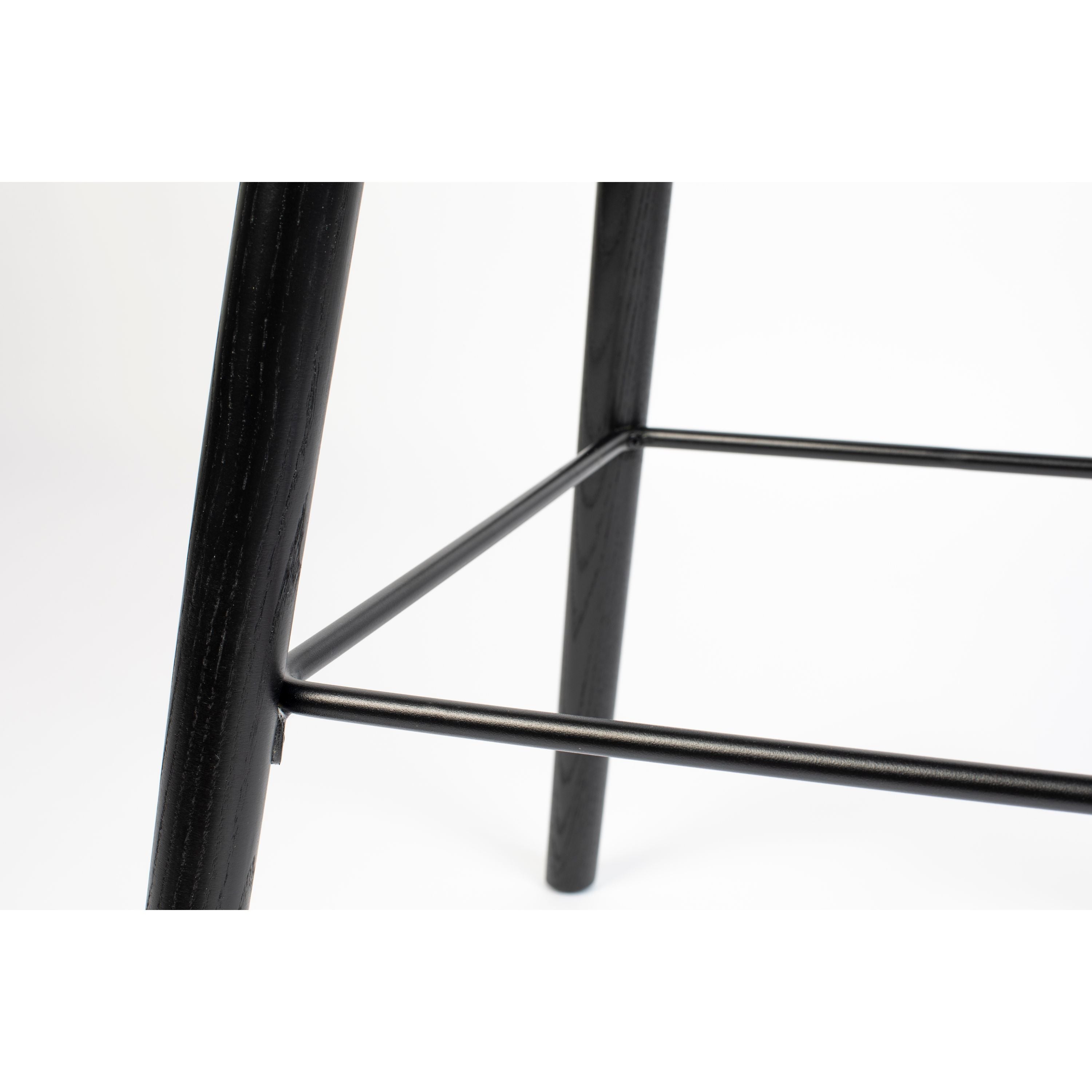 Zuiver Albert Kuip Barkrukken 65 cm Zwart - Set van 2