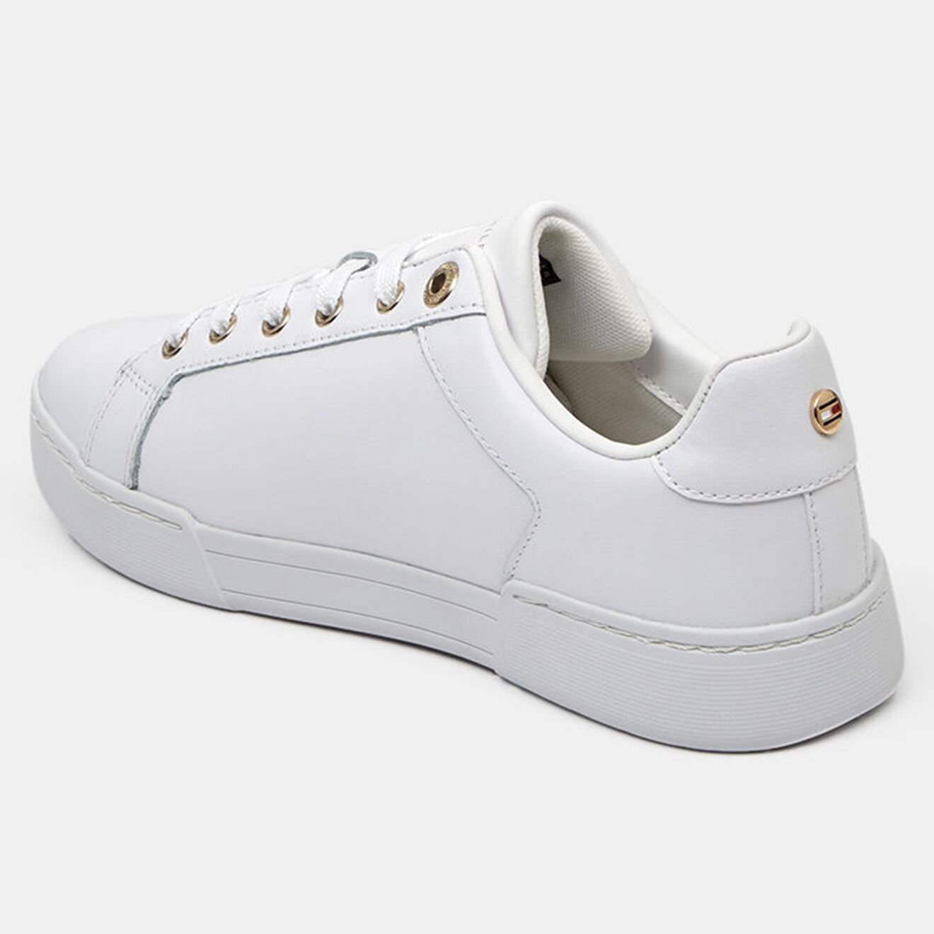 Tommy Hilfiger Baskets en Cuir Elevated blanches
