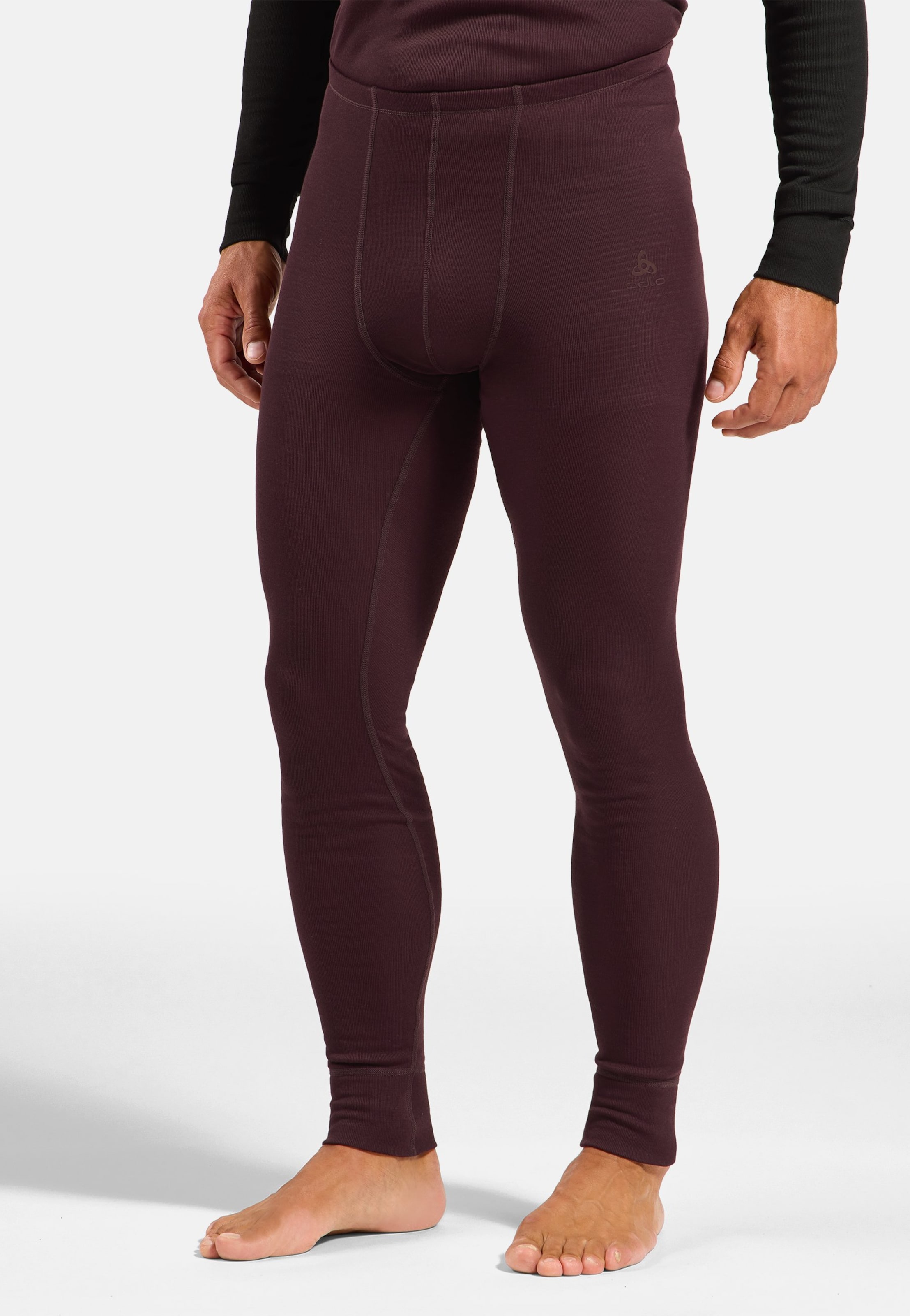 Active Warm Base layer Set in fudge - black