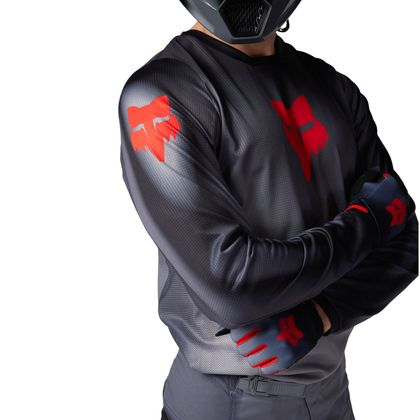 Maillot cross Fox 180 INTERFERE JERSEY 2024 - Gris / Rouge