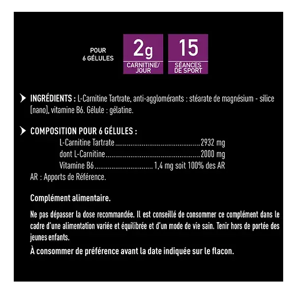 Eafit Pure L-Carnitina 90 cápsulas