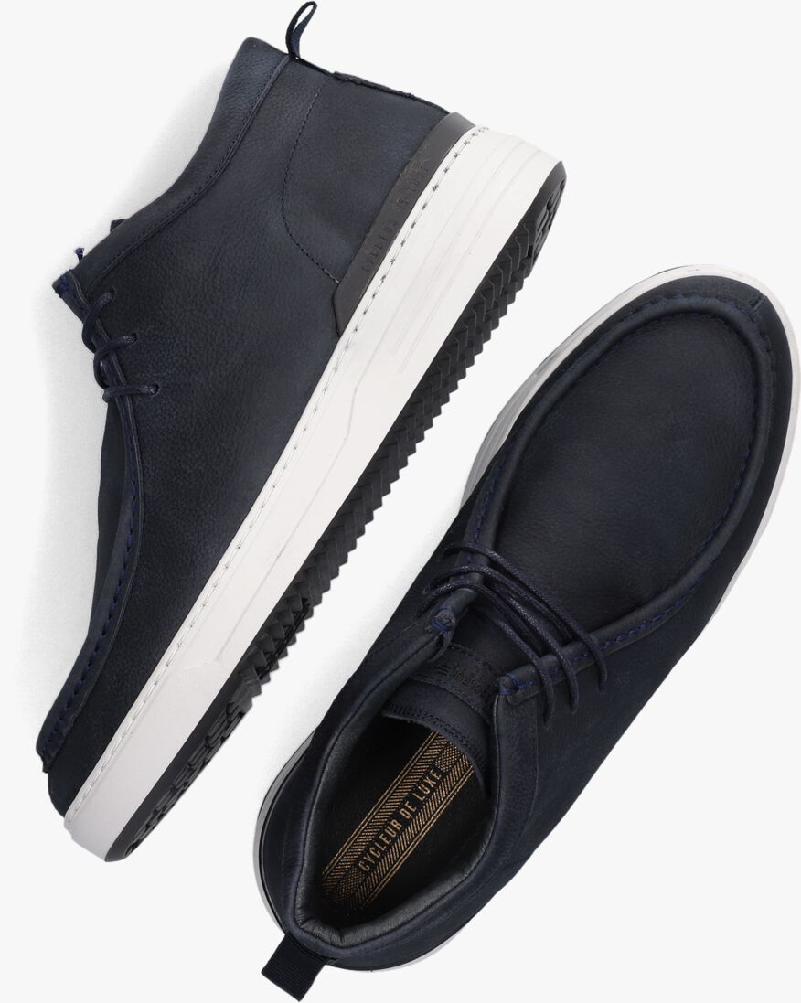 CYCLEUR DE LUXE blauwe cycleur de luxe veterschoenen paceline