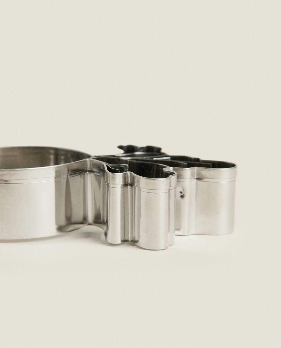 Conjunto de moldes de aço em formato de vegetais